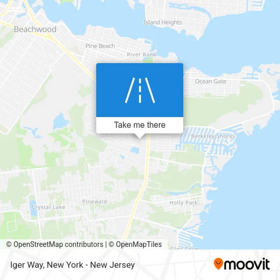 Iger Way map