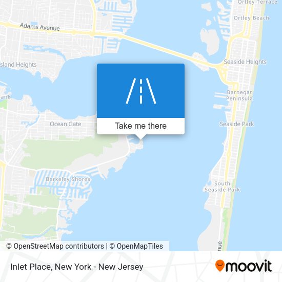 Inlet Place map