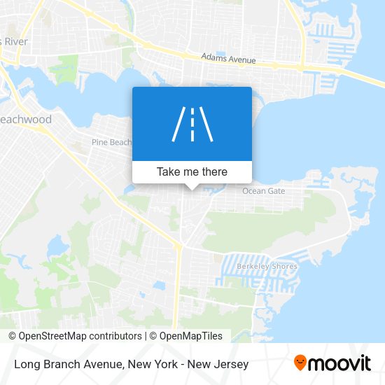 Mapa de Long Branch Avenue