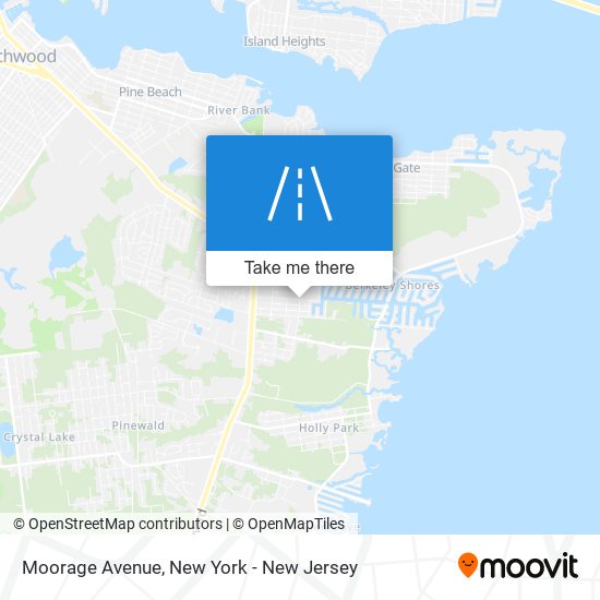 Moorage Avenue map