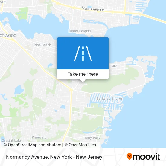 Normandy Avenue map
