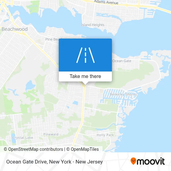 Ocean Gate Drive map