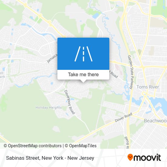 Mapa de Sabinas Street