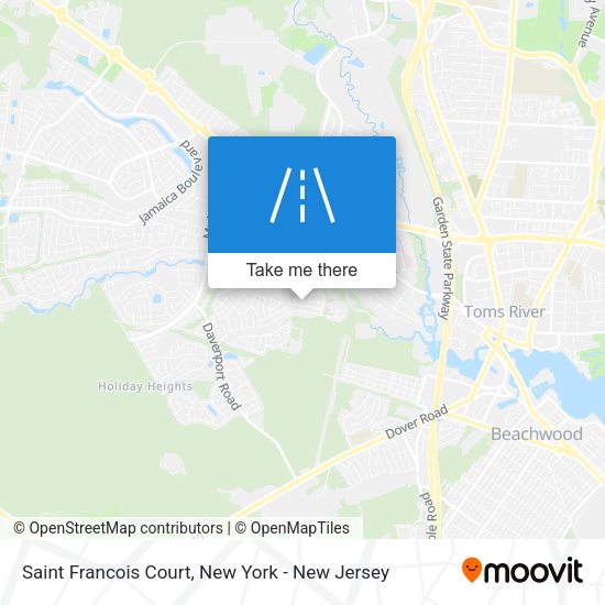 Mapa de Saint Francois Court