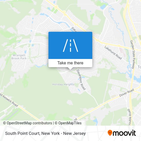 Mapa de South Point Court