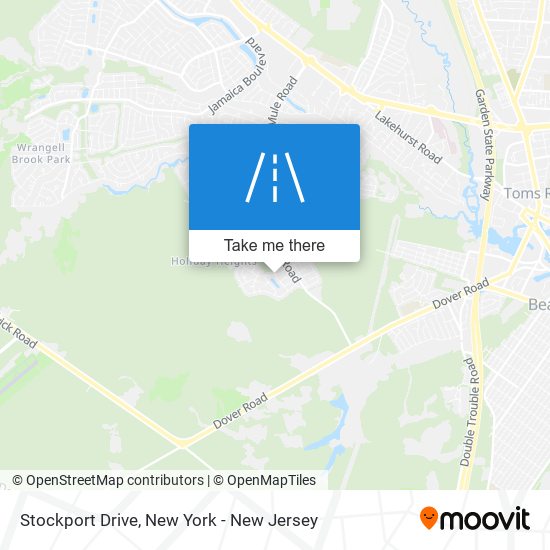 Stockport Drive map