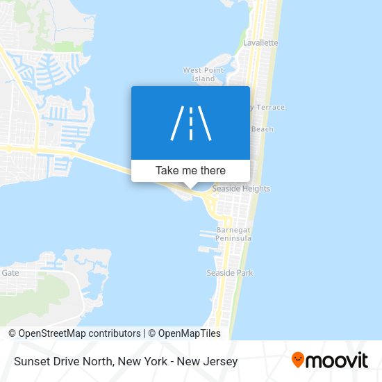Mapa de Sunset Drive North