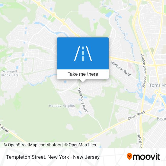 Mapa de Templeton Street