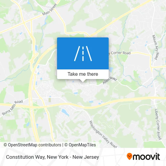 Constitution Way map