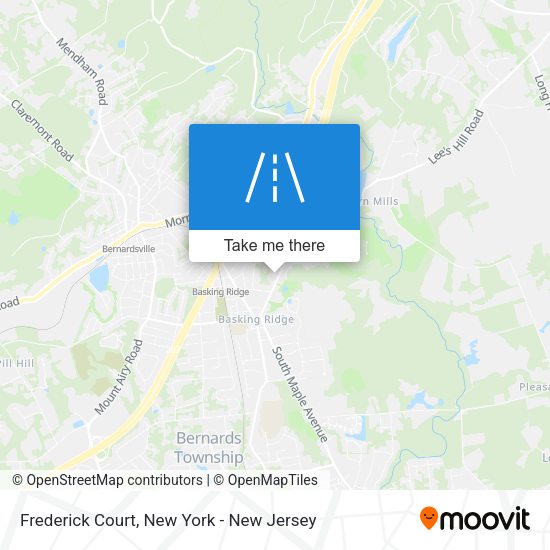 Mapa de Frederick Court