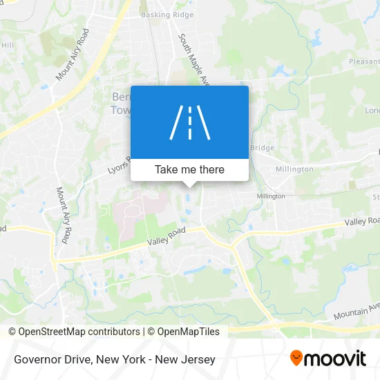 Governor Drive map
