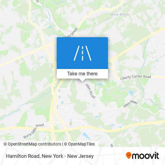 Hamilton Road map