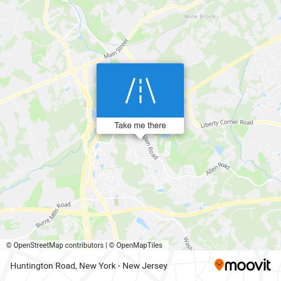 Mapa de Huntington Road