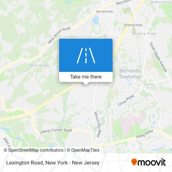 Mapa de Lexington Road