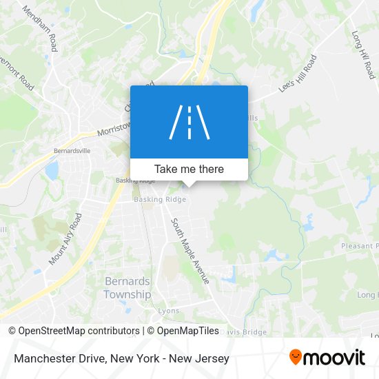 Mapa de Manchester Drive