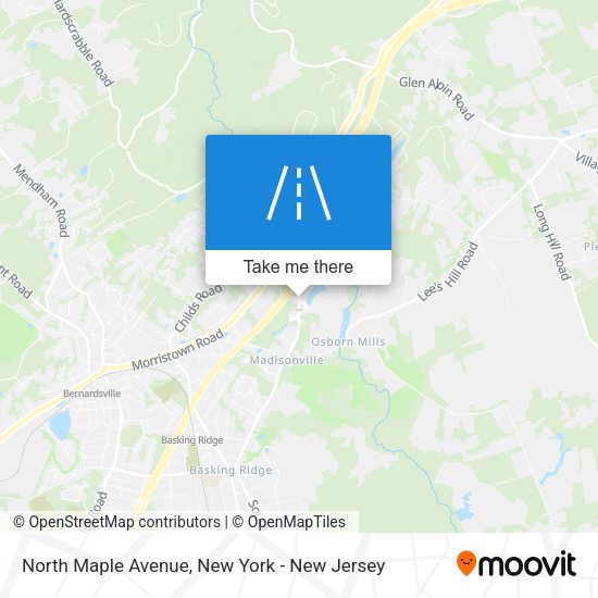 Mapa de North Maple Avenue