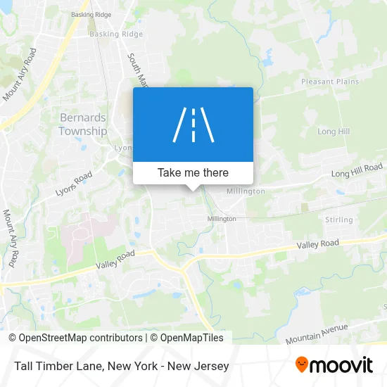 Tall Timber Lane map