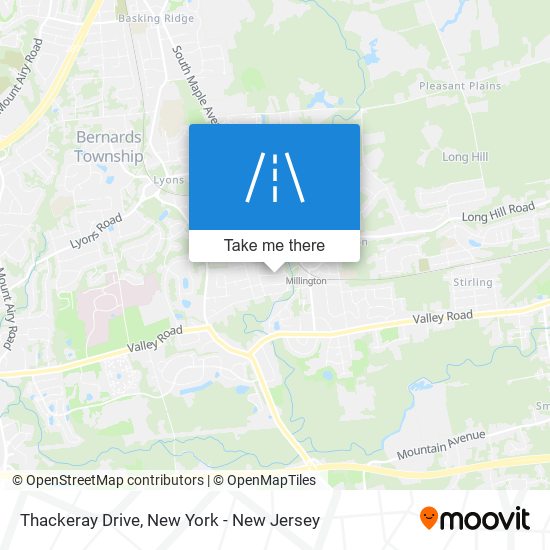 Thackeray Drive map