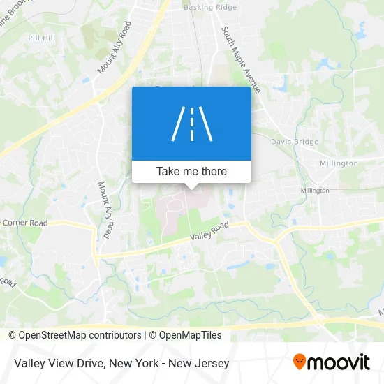 Valley View Drive map