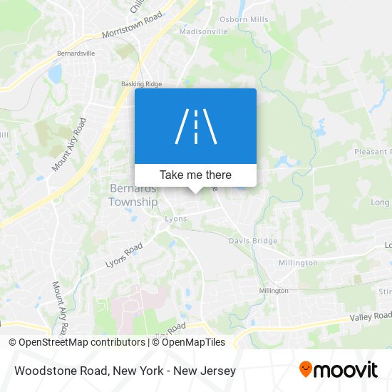 Woodstone Road map