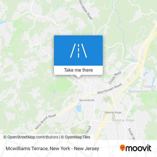 Mapa de Mcwilliams Terrace