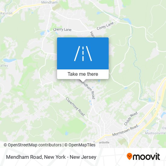 Mapa de Mendham Road