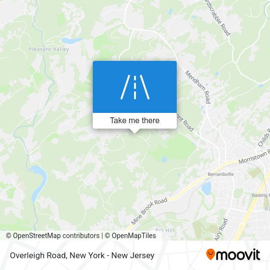 Mapa de Overleigh Road