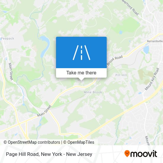 Mapa de Page Hill Road