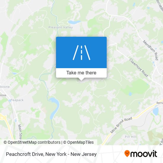 Mapa de Peachcroft Drive