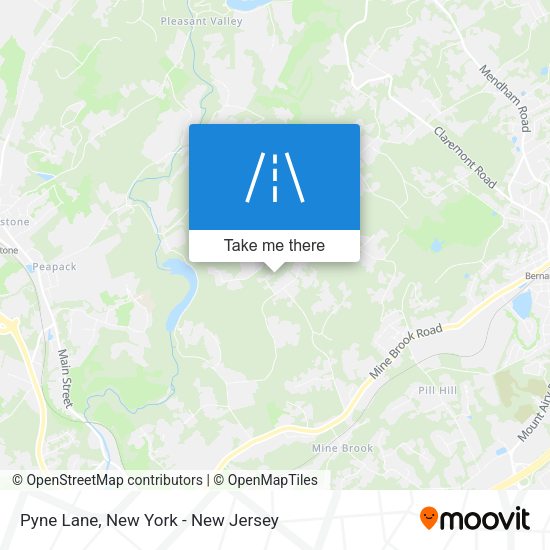 Pyne Lane map