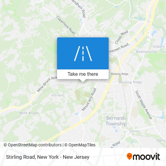 Mapa de Stirling Road