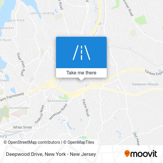Mapa de Deepwood Drive