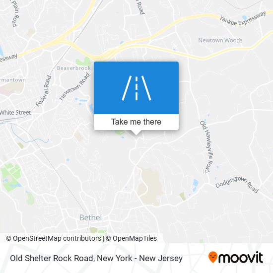 Old Shelter Rock Road map