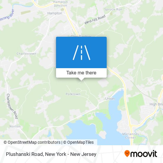 Mapa de Plushanski Road
