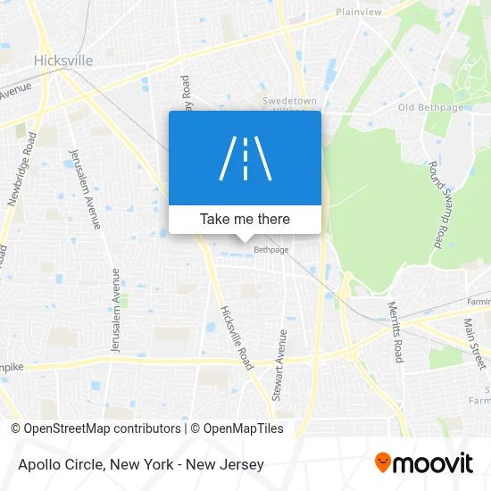 Apollo Circle map