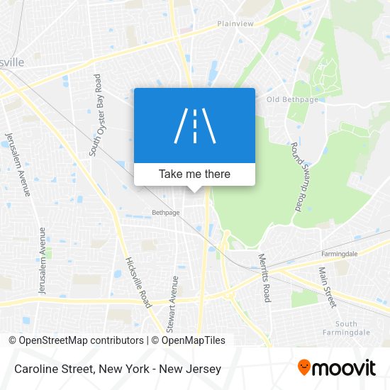 Mapa de Caroline Street