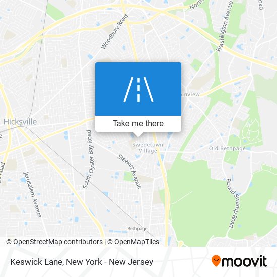 Keswick Lane map