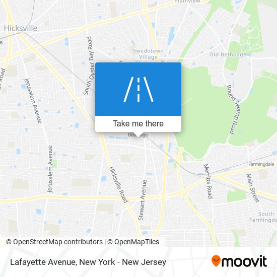 Mapa de Lafayette Avenue