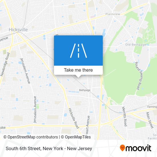 Mapa de South 6th Street