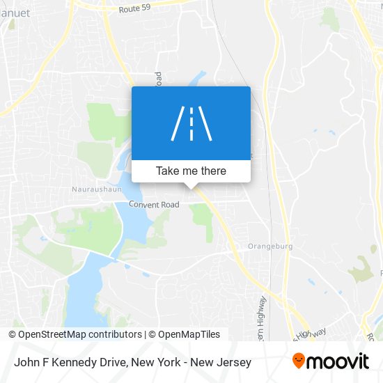 John F Kennedy Drive map