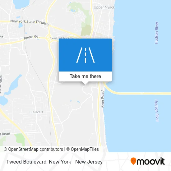 Tweed Boulevard map