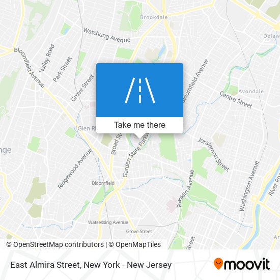 Mapa de East Almira Street