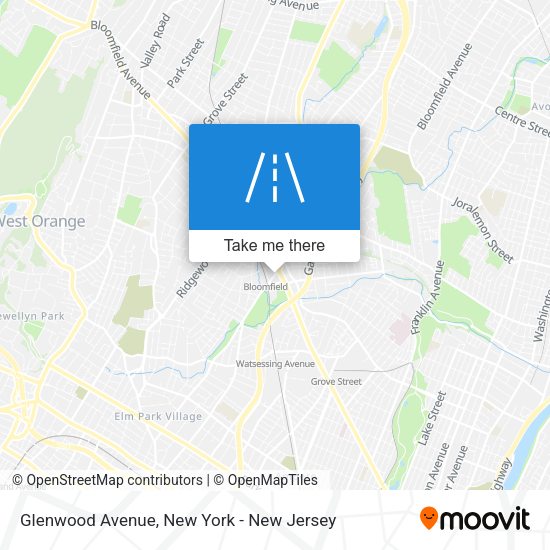 Mapa de Glenwood Avenue