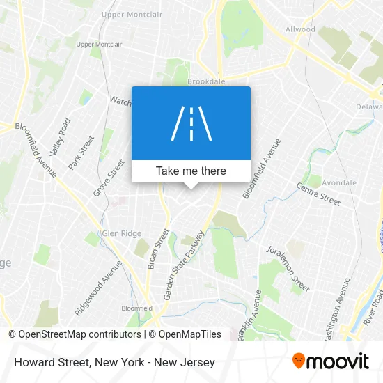 Howard Street map