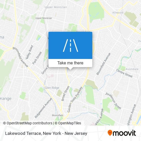 Lakewood Terrace map