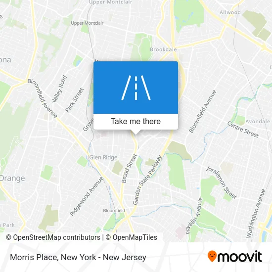 Morris Place map