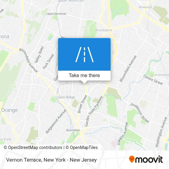 Vernon Terrace map