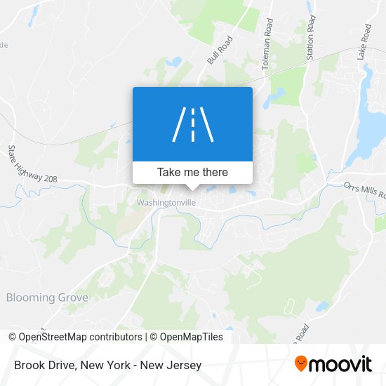 Brook Drive map