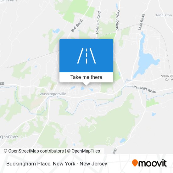 Mapa de Buckingham Place