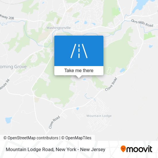 Mapa de Mountain Lodge Road